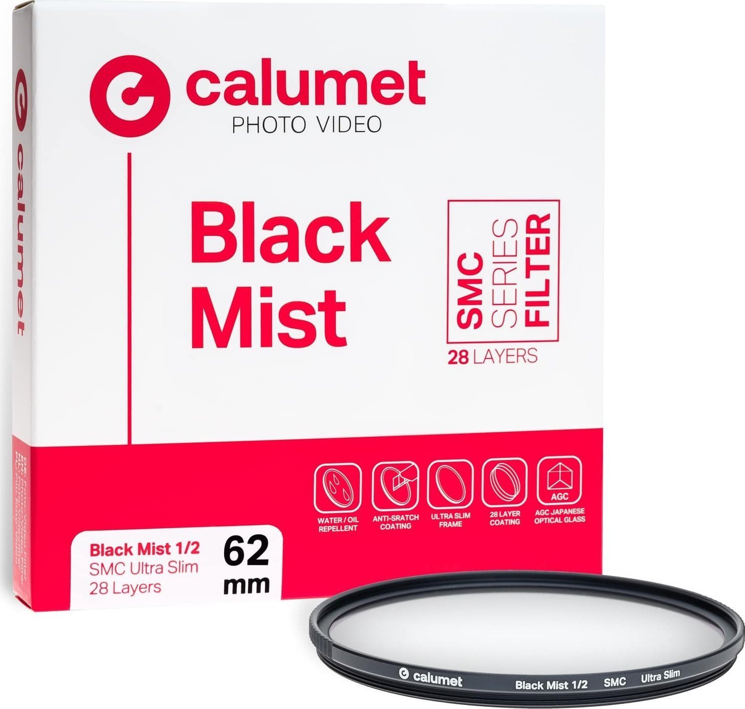 Filtr Calumet Calumet Filtr Black Mist 1/2 SMC 62 mm Ultra Slim 28 Layers