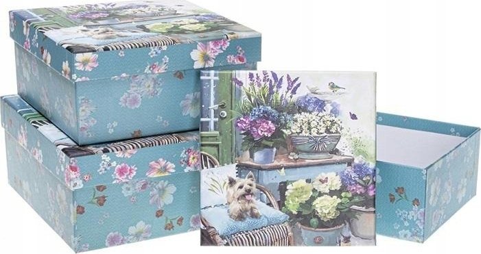 Teka Pudełko prezentowe PUK-22002-KW 3szt ROZETTE