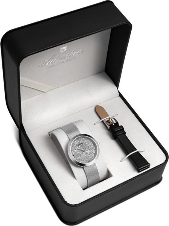 Zegarek Adriatica Zegarek damski Adriatica A3646.5113QBL-SET srebrny