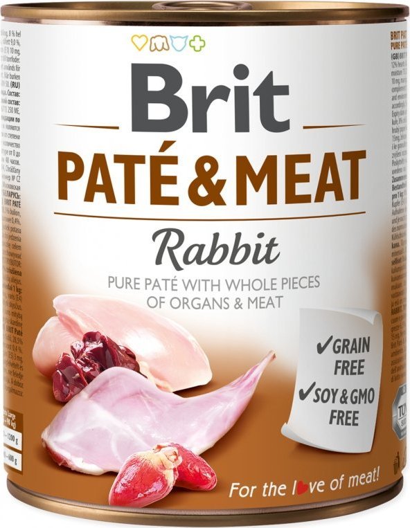Brit BRIT PATE & MEAT RABBIT 6x800g