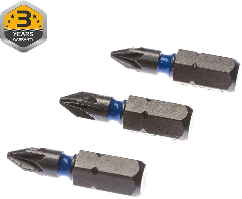 IMPACT SCREWDRIVER BIT PZ1X25MM 3PCS