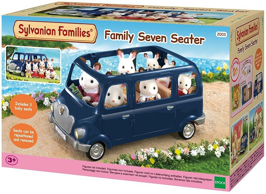 Figurka Epoch Sylvanian Families Rodzinny siedmioosobowy minivan (2003)