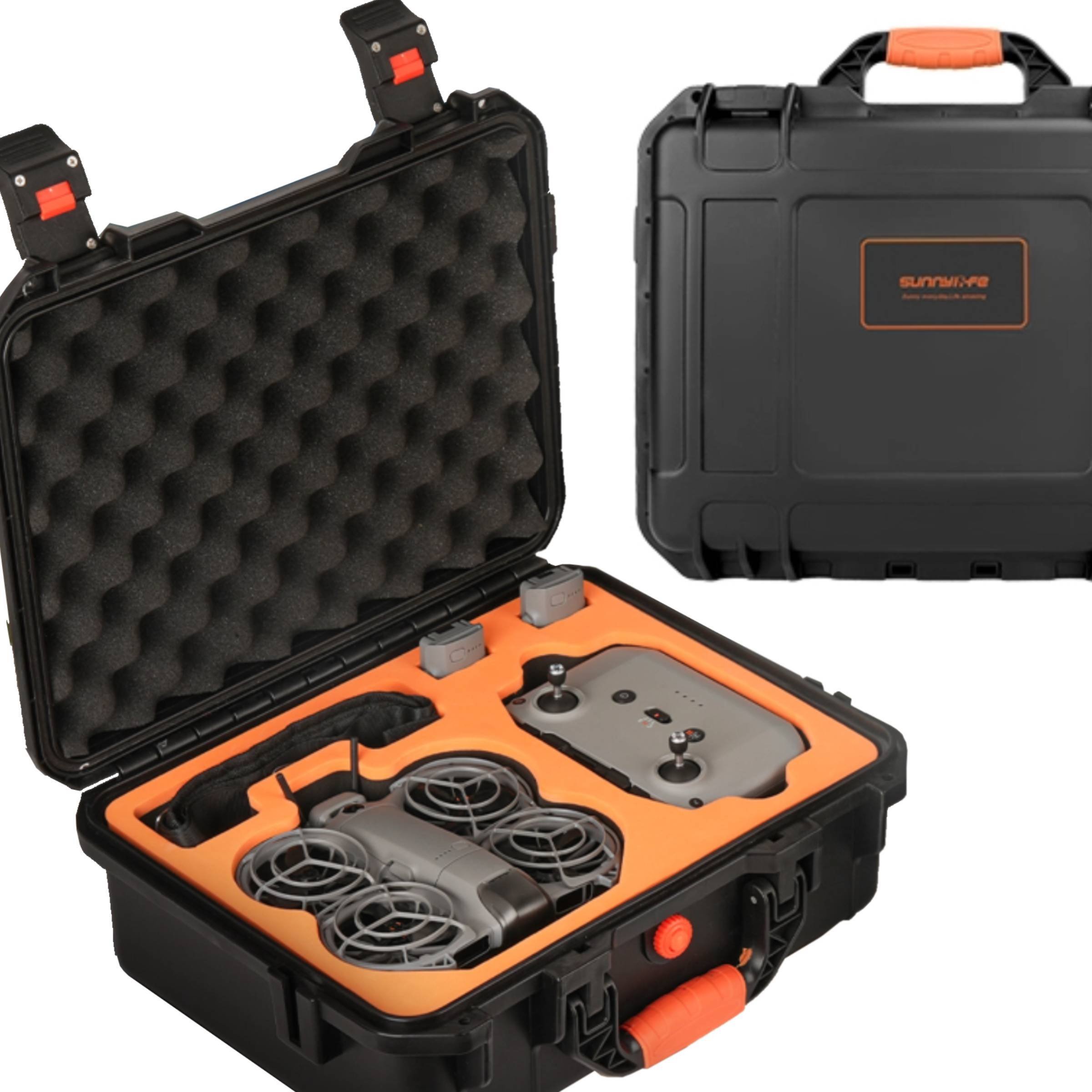 WODOODPORNA WALIZKA HARD CASE DO DJI NEO 2 Z MIEJSCEM NA KONTROLER RC-N3 I 6 BATERII