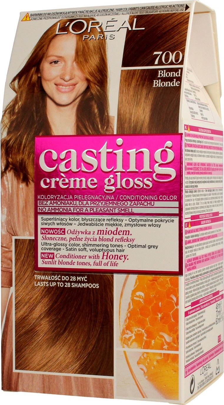 L’Oreal Paris Casting Creme Gloss Krem koloryzujący nr 700 Blond 1op.