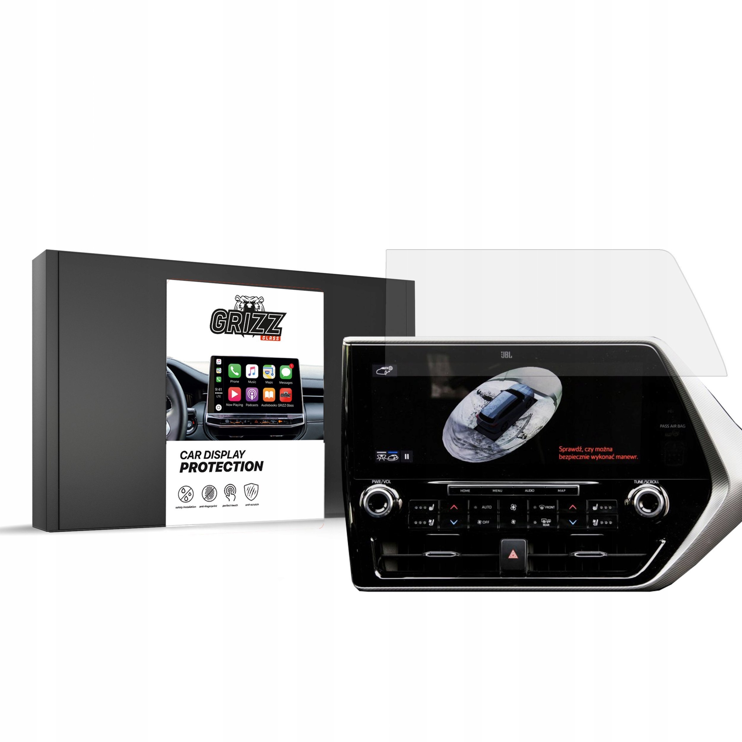 Folia matowa GrizzGlass CarDisplay Protection do Toyota Highlander 2019-2025