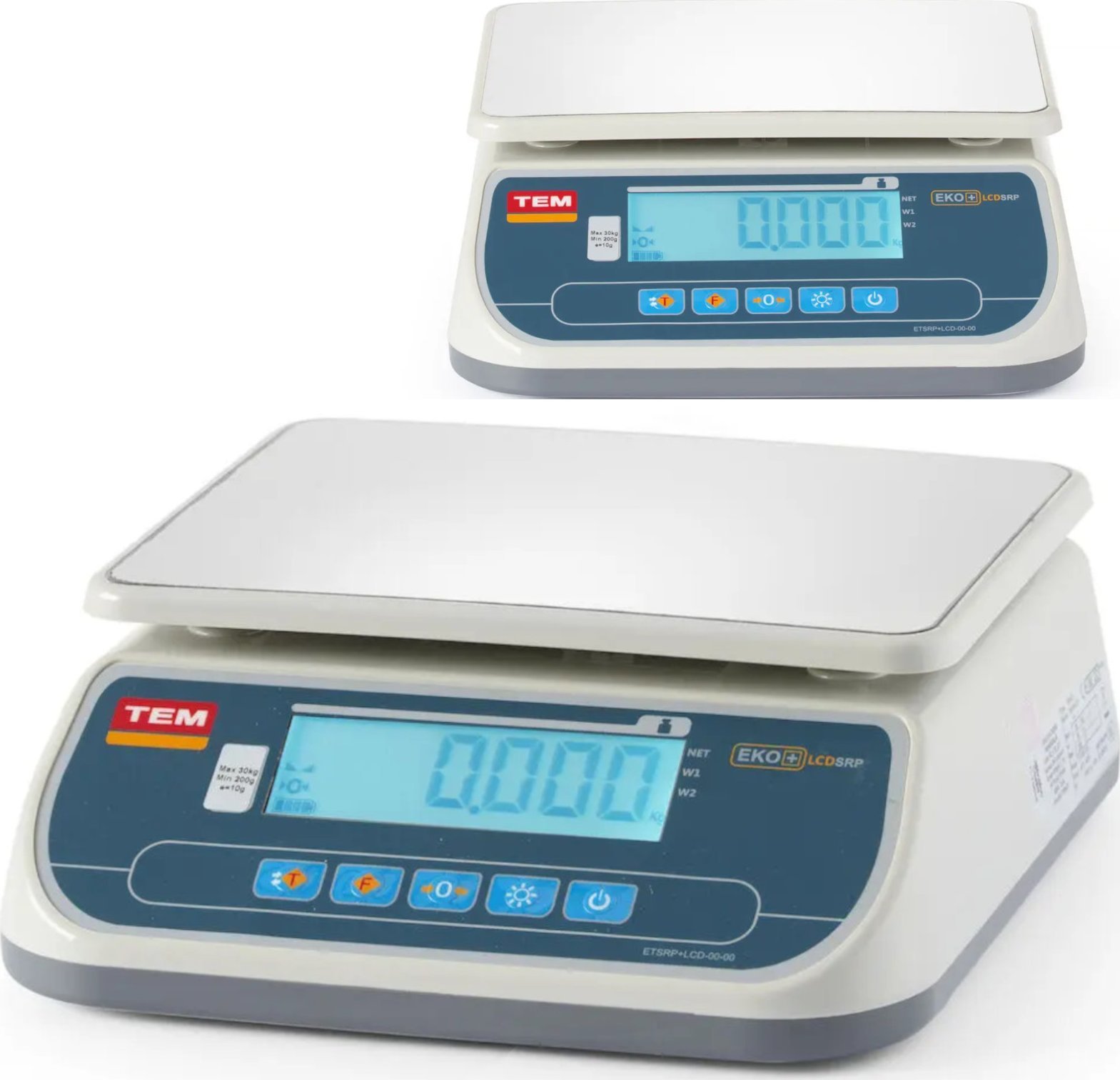 TEM Waga sklepowa z legalizacją M SRP+ 30 kg 210x280 mm Waga sklepowa z legalizacją M SRP+ 30 kg 210x280 mm