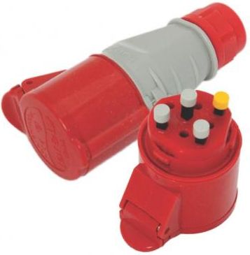 Tarel Gniazdo izolacyjne przenośne szybkozłączne 16A/400V 3p+z IP-44 z zaciskami gwintowymi (EX-TGN-134)