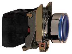 Schneider Electric Przycisk sterowniczy kompletny 24V podświetlenie niebieskie - XB4BW36B5