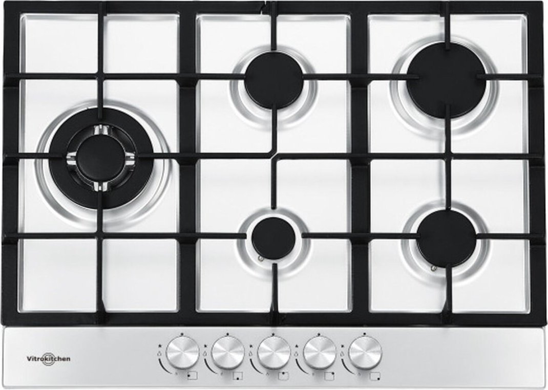 Płyta grzewcza Vitrokitchen Płyta gazowa Vitrokitchen EN73IB 68 cm