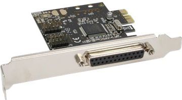 Kontroler InLine PCIe x1 - Port równoległy LPT + 2x RS-232 (76624C)