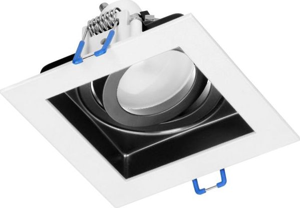 Orno YOP ramka dekoracyjna oprawy punktowej, MR16/GU10 max 50W, regulowana biała+czarna OR-OD-6166/W-B