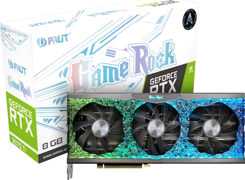 Karta graficzna Palit GeForce RTX 3070 Ti GameRock 8GB GDDR6X (NED307T019P2-1047G)