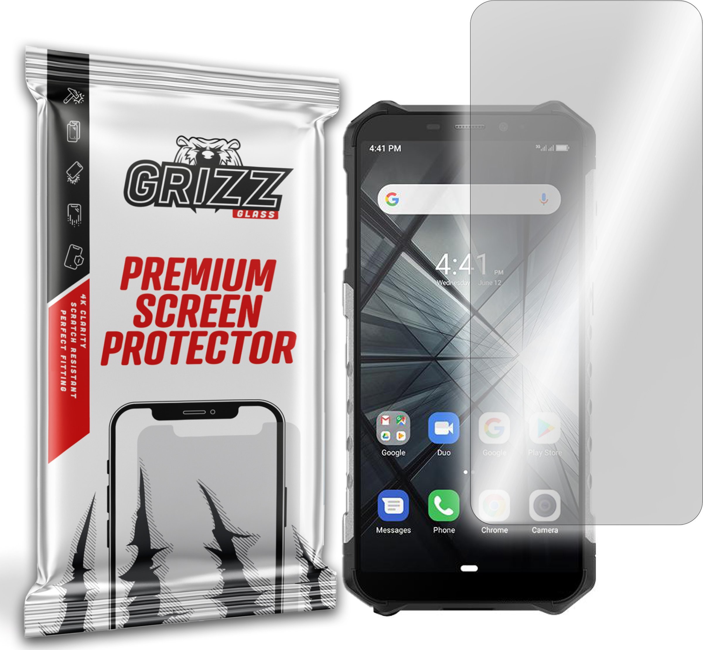 GrizzGlass Szkło hybrydowe Grizz Ulefone Armor X5 Pro