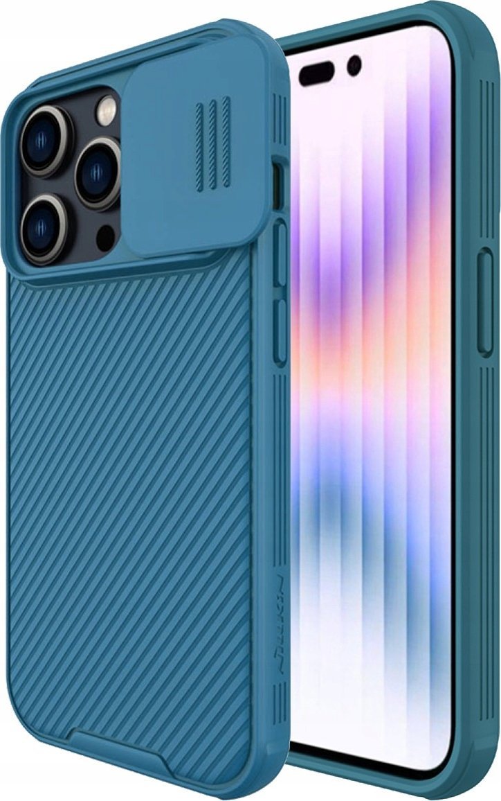 Nillkin Etui Nillkin Camshield Pro Apple iPhone 14 Pro niebieski