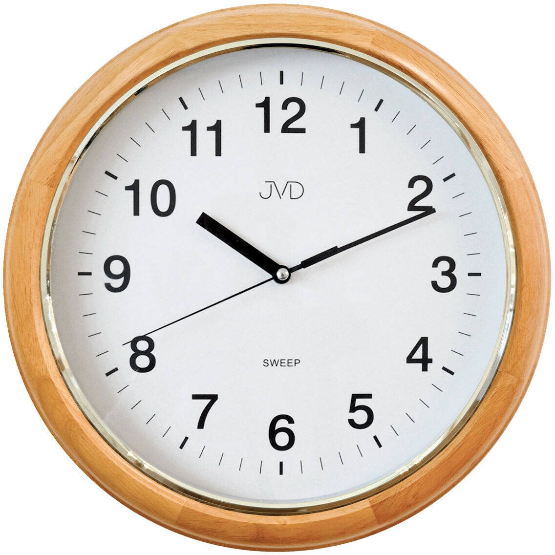 Zegar ścienny JVD NS19040.68 32 cm drewniany cichy .