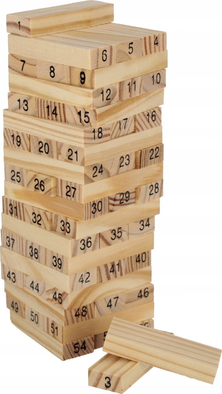 GRA WIEZA DREW 7X23X7 MC WOOD CYFRY WB 50