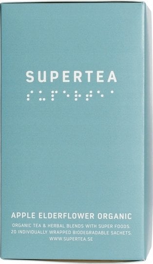 Teministeriet Teministeriet - Supertea Apple Elderflower Organic - Herbata 20 Torebek
