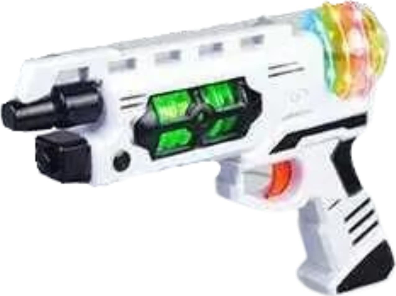 ProNice BROŃ PISTOLET KOSMICZNY WOJSKOWY ŚWIATŁO DŹWIĘK ZABAWKA DLA DZIECI