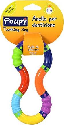 Poupy Gryzak z grzechotką 4m+ POUPY