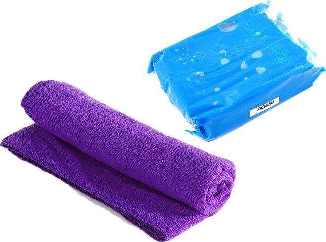 CGAuto ZESTAW DO CZYSZCZENIA AUTA GLINKA + RĘCZNIK uniwersalny