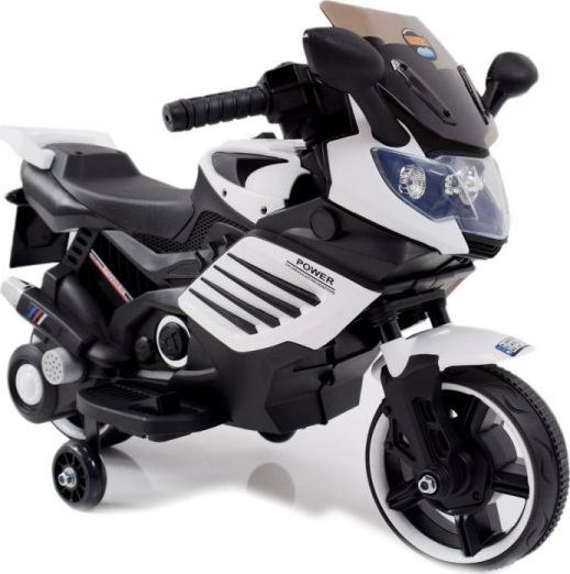 Super-Toys MOTOR ŚCIGACZ POWER 158 - PIERWSZY MOTOREK DLA DZIECKA, MIĘKKIE SIEDZENIE, MIĘKKIE KOŁA EVA/LQ158