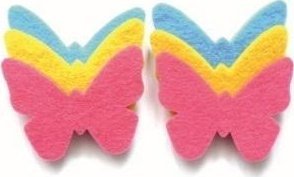 Motylki z filcu 6szt