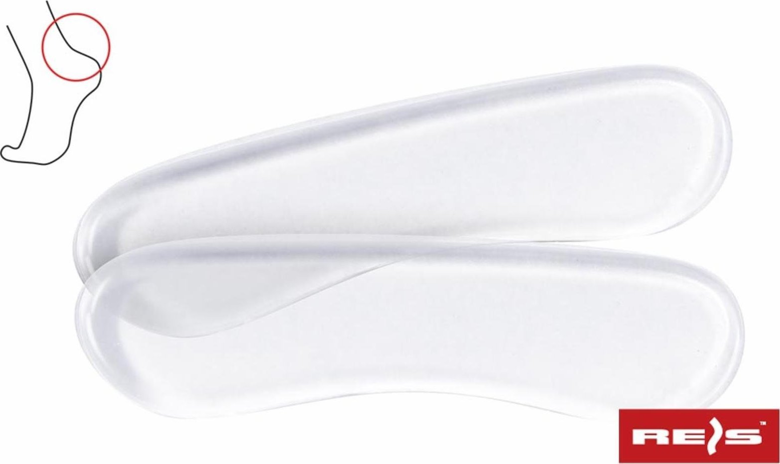 R.E.I.S. BR-ZAPIETKA-GEL - Zapiętka żelowa S