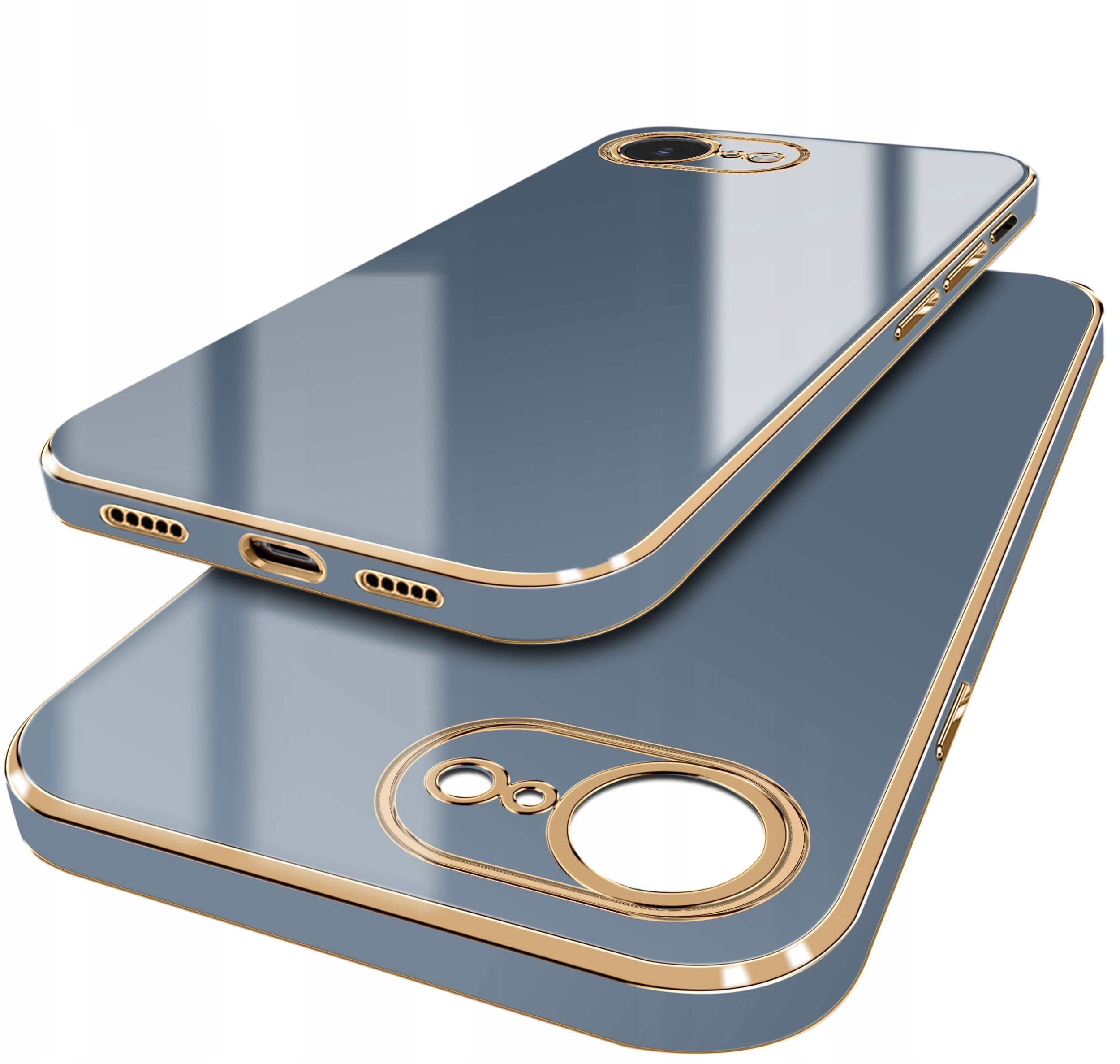 Etui do iPhone 16e SILIKONOWE ELEGANCKIE SLIM + Szkło OCHRONNE 9H