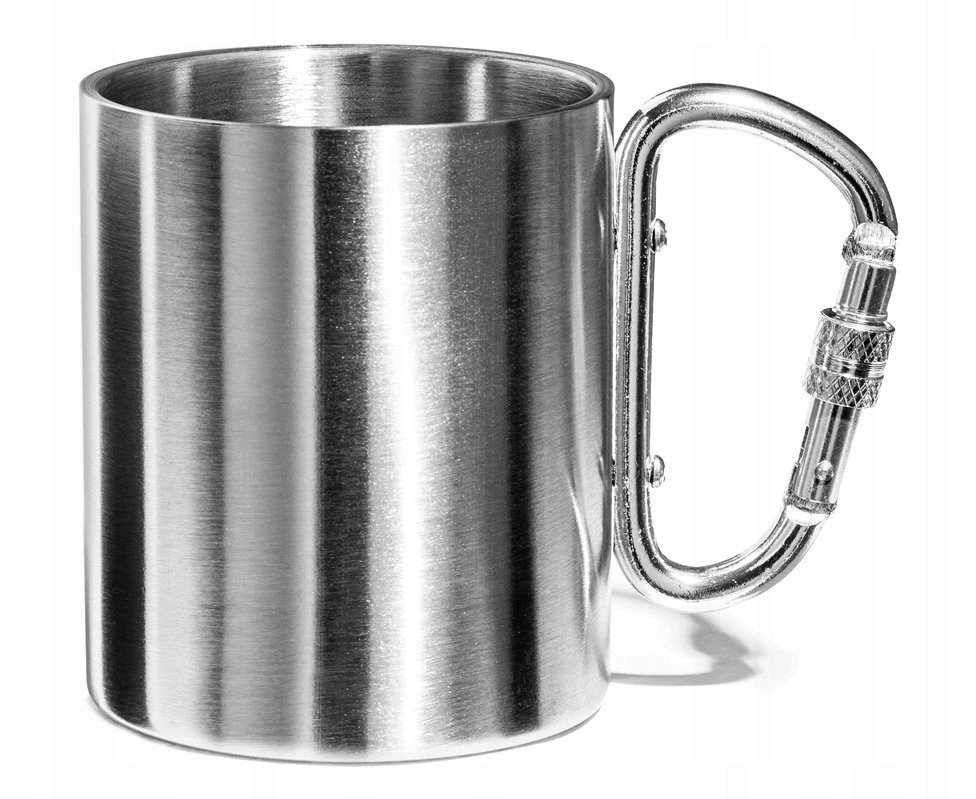 Turystyczny kubek z karabińczykiem PREZENT GADŻET