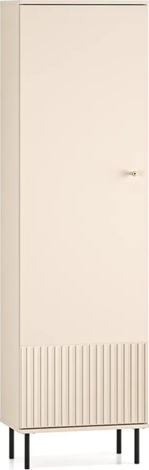 ML Meble Szafa wysoka ELLEN 1D kaszmir do przedpokoju ML MEBLE