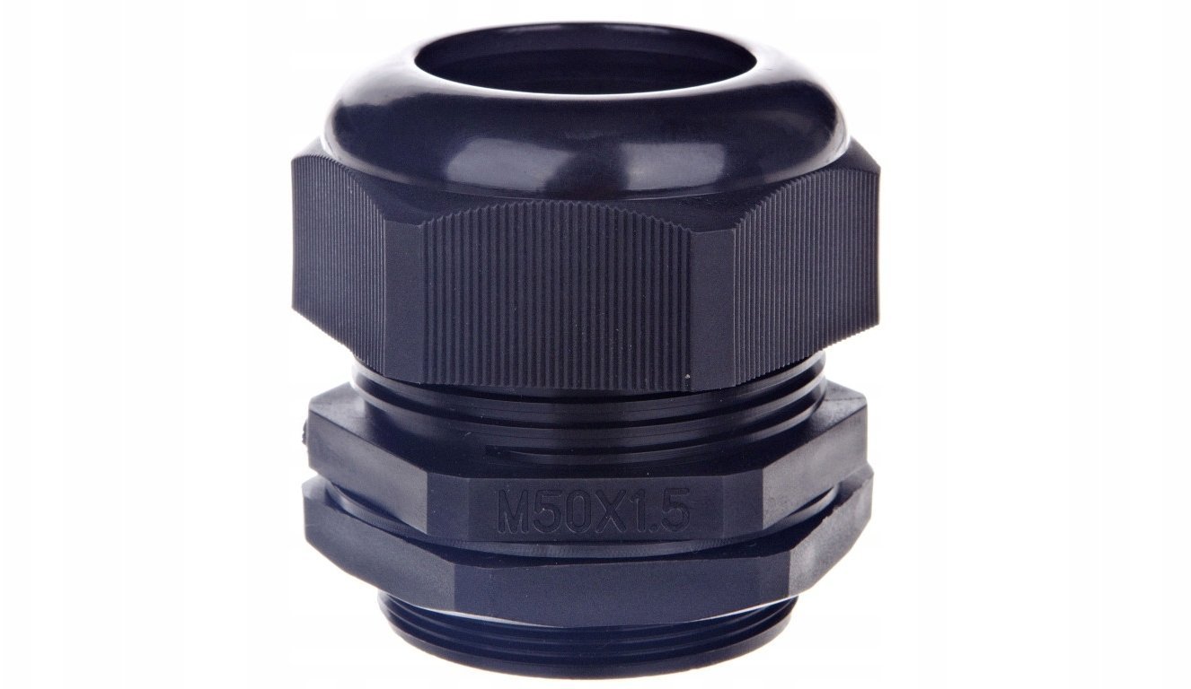 Dławnica kablowa poliamidowa M50 IP68 DP-EN 50 HM BK czarna E03DK-01040126001