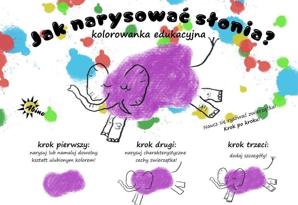Abino Jak narysować słonia?