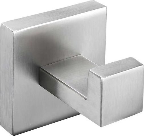 Delvant DELVANT SQUARE HACZYK NA RĘCZNIK UCHWYT SREBRNY