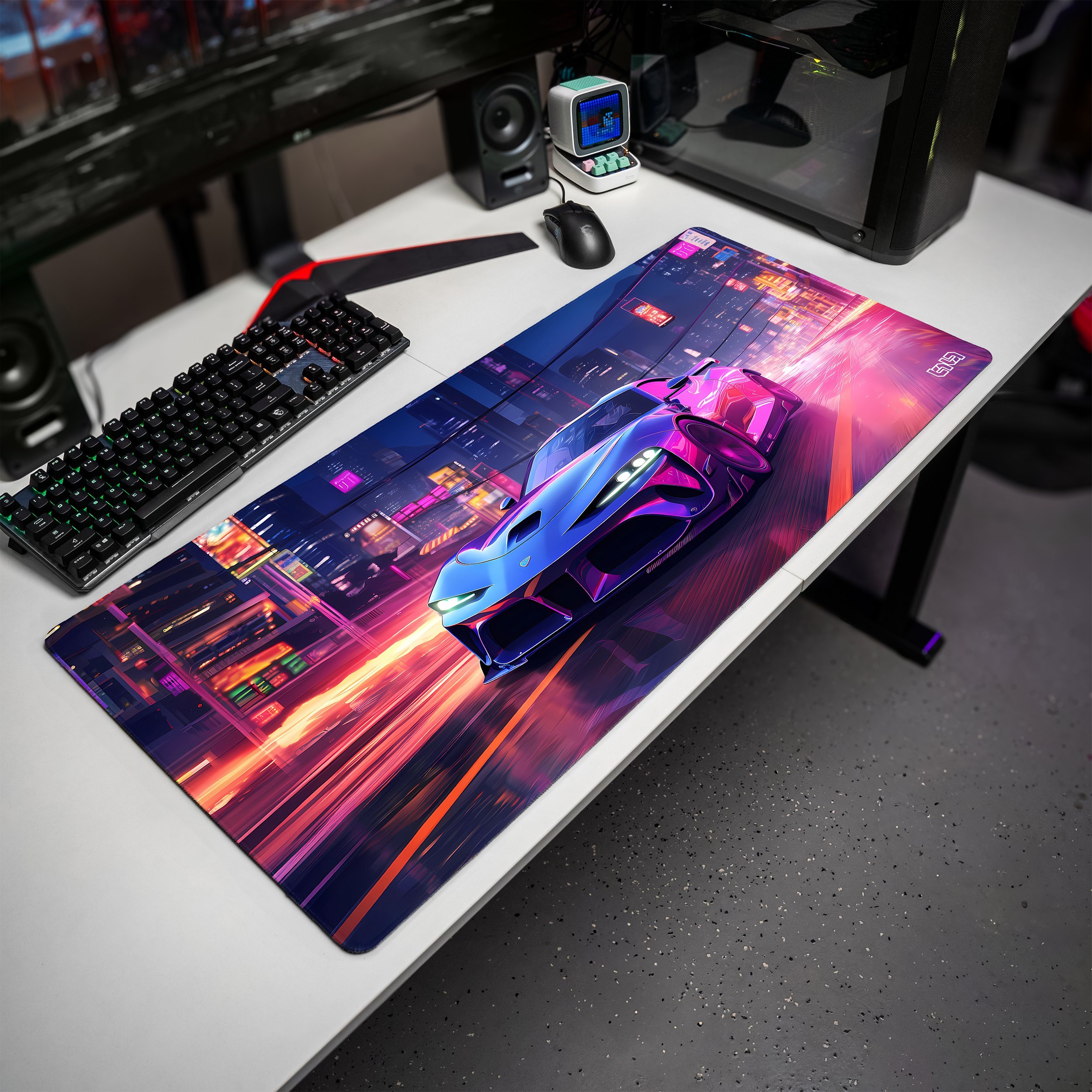 Podkładka Tilt PODKŁADKA POD KLAWIATURĘ Neonowa Szybkość 90x40 TILT Wodoodporna Gamingowa