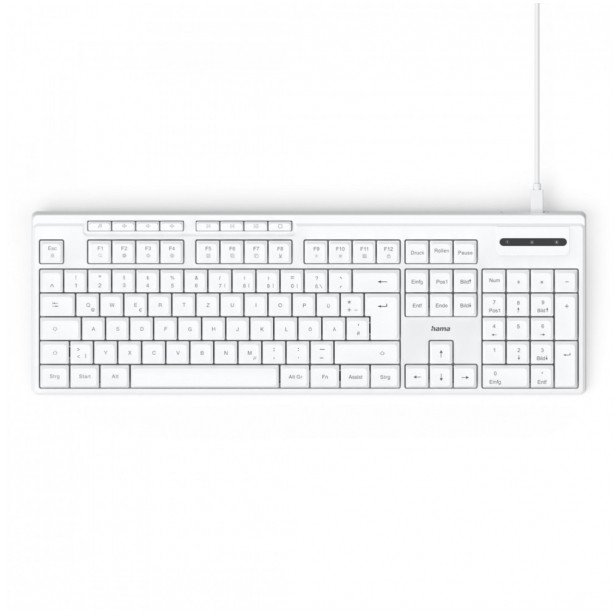 Klawiatura CK-200 przewodowa Biała