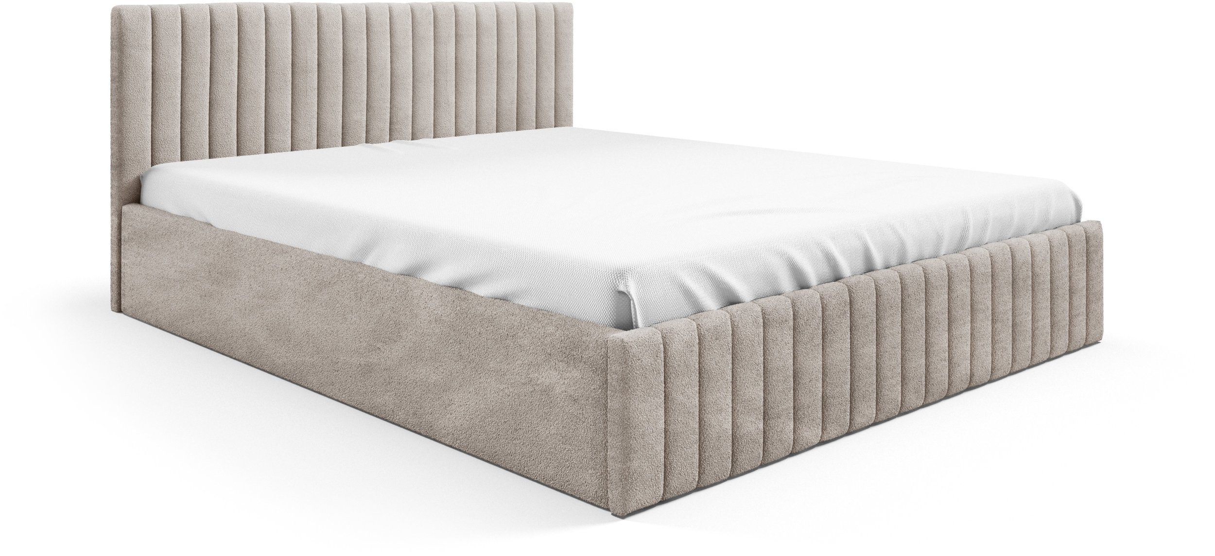 ŁÓŻKO SOLA 200X200 stelaż metalowy , POJEMNIK , BOUCLE , BUKLA quelle 05