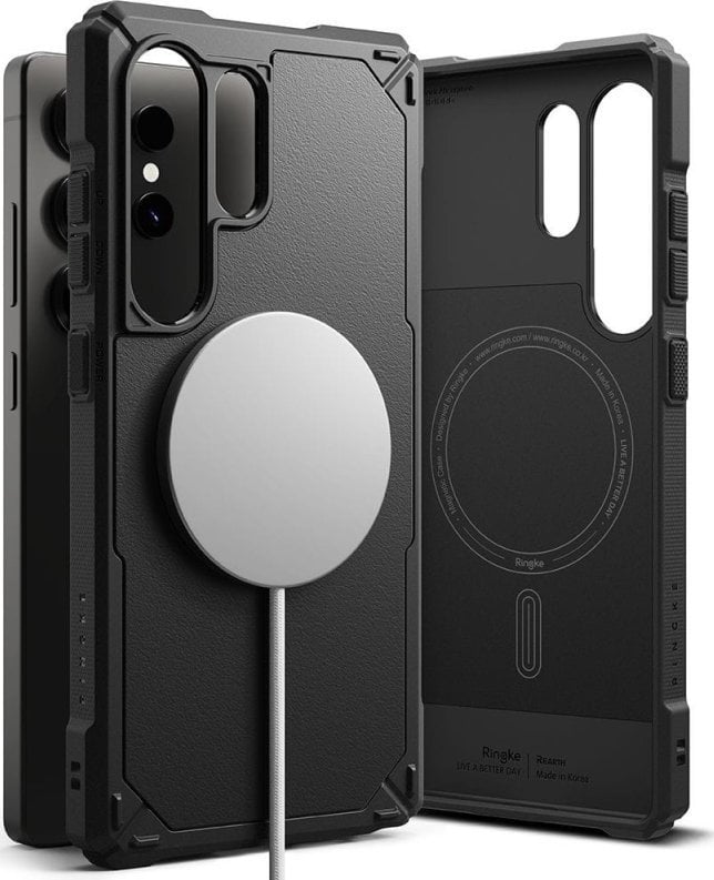 RINGKE RUGGED GEAR MAGNETIC MAGSAFE GALAXY S25 ULTRA BLACK