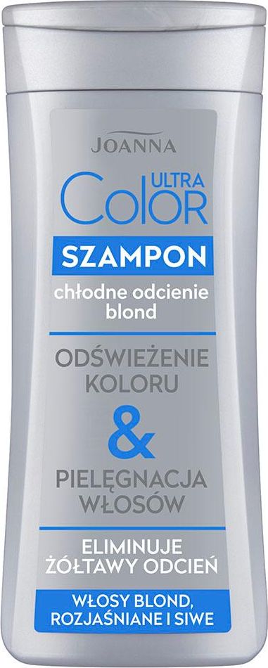 Joanna Ultra Color System Szampon do włosów blond, rozjaśnionych i siwych 200 ml