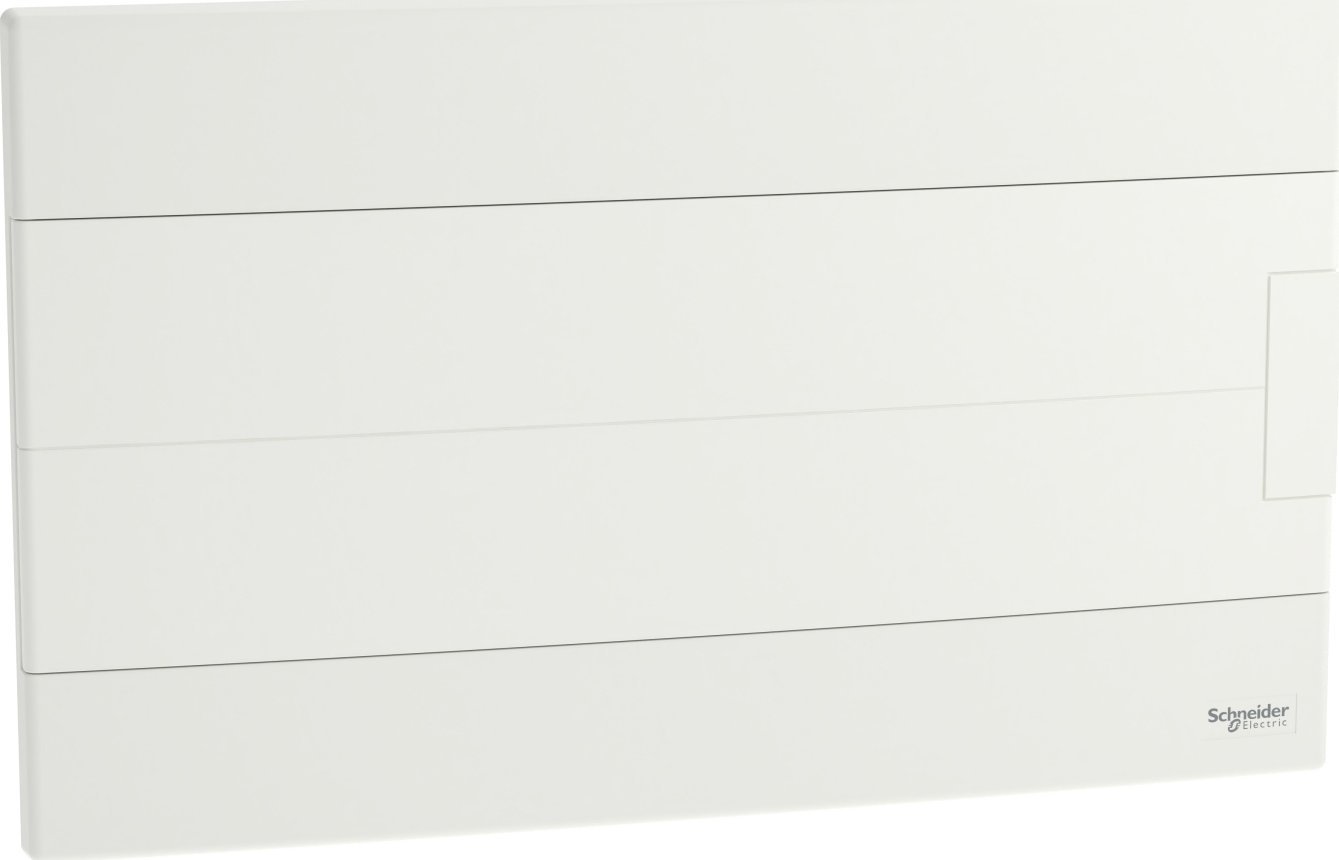 SCHNEIDERE Rozdzielnica podtynkowa Schneider 1x18 IP40 IK07 Easy9 EU EZ9EU-1-18-PT-P EZ9EUB118 biała drzwi białe