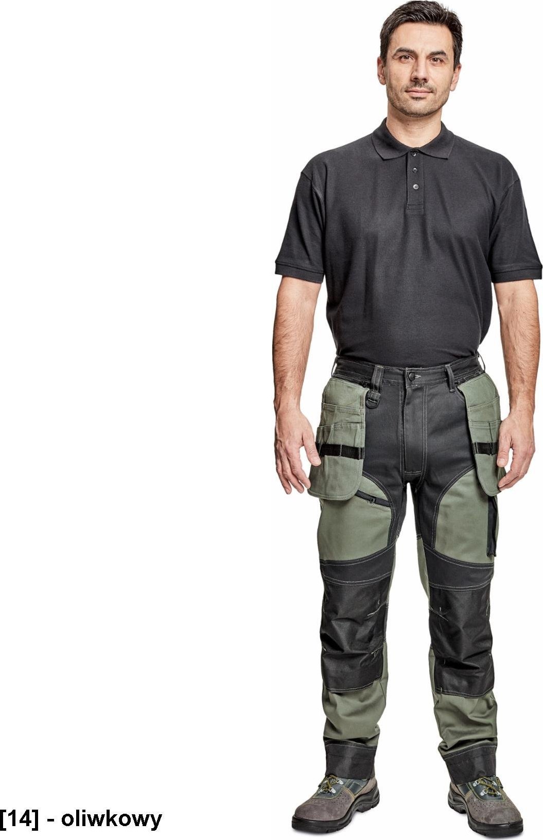 CERVA KEILOR - spodnie - oliwkowy 46