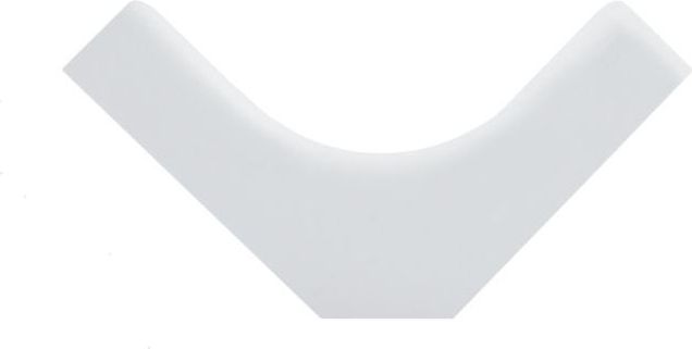 Organizer Qoltec Listwa maskująca Biały 1 sztuka (54225)