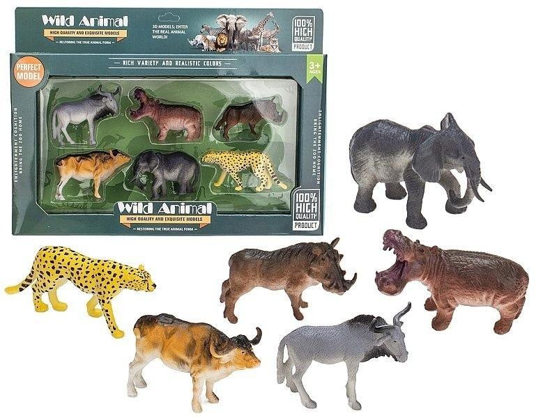 Dzikie zwierzęta 6szt