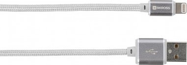 Kabel USB Triton Lightning - USB-A 1 m Srebrny (RB72674)