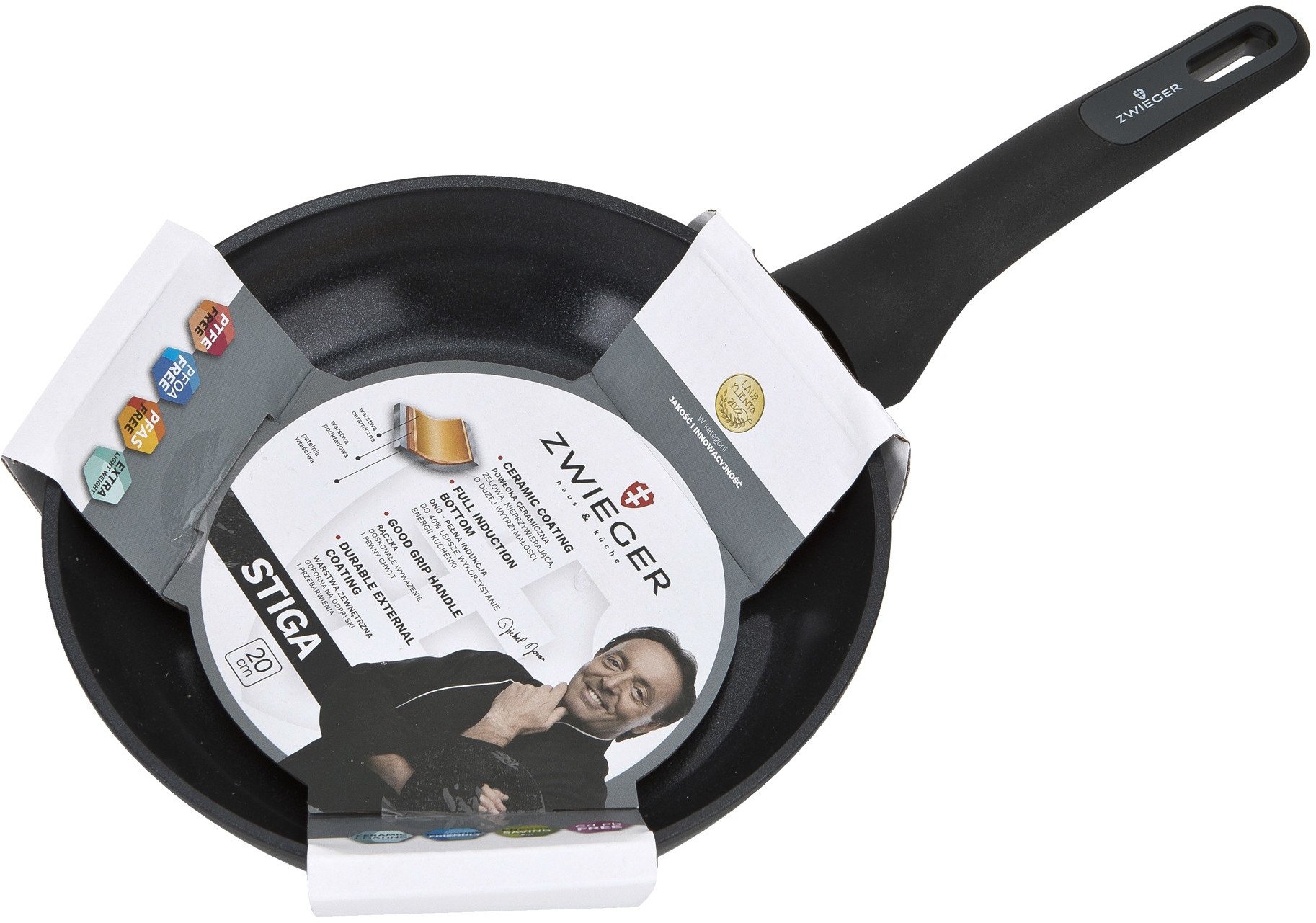 Patelnia tradycyjna 20 cm Stiga na indukcję