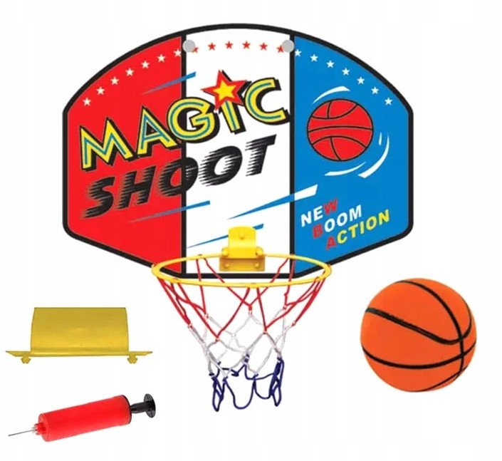 Aptel Zestaw do mini Koszykówki Kosz z Tablicą, Stojak z Podstawą, Piłka, Pompka 150cm AG794A