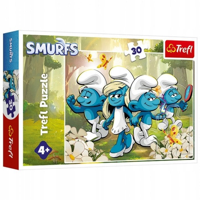 Trefl Puzzle Smerfy - Smerfne przygody 30 elementów (18317)