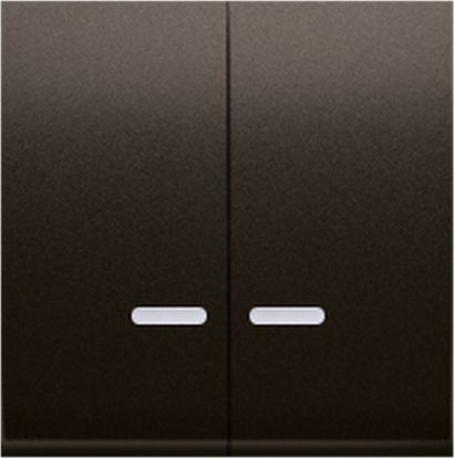 Kontakt-Simon Simon 54 Klawisz podwójny z oczkiem do łączników/przycisków podświetlanych antracyt DKW5L/4