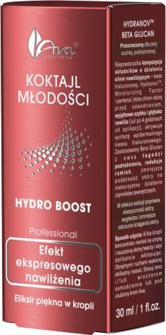 Ava AVA Koktajl Młodości Hydro Boost efekt nawilżenia