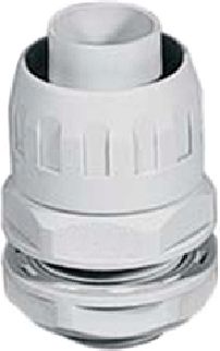 Elettrocanali Dławnica kablowa szara do rur karbowanych PG16 (ECGX16-16)