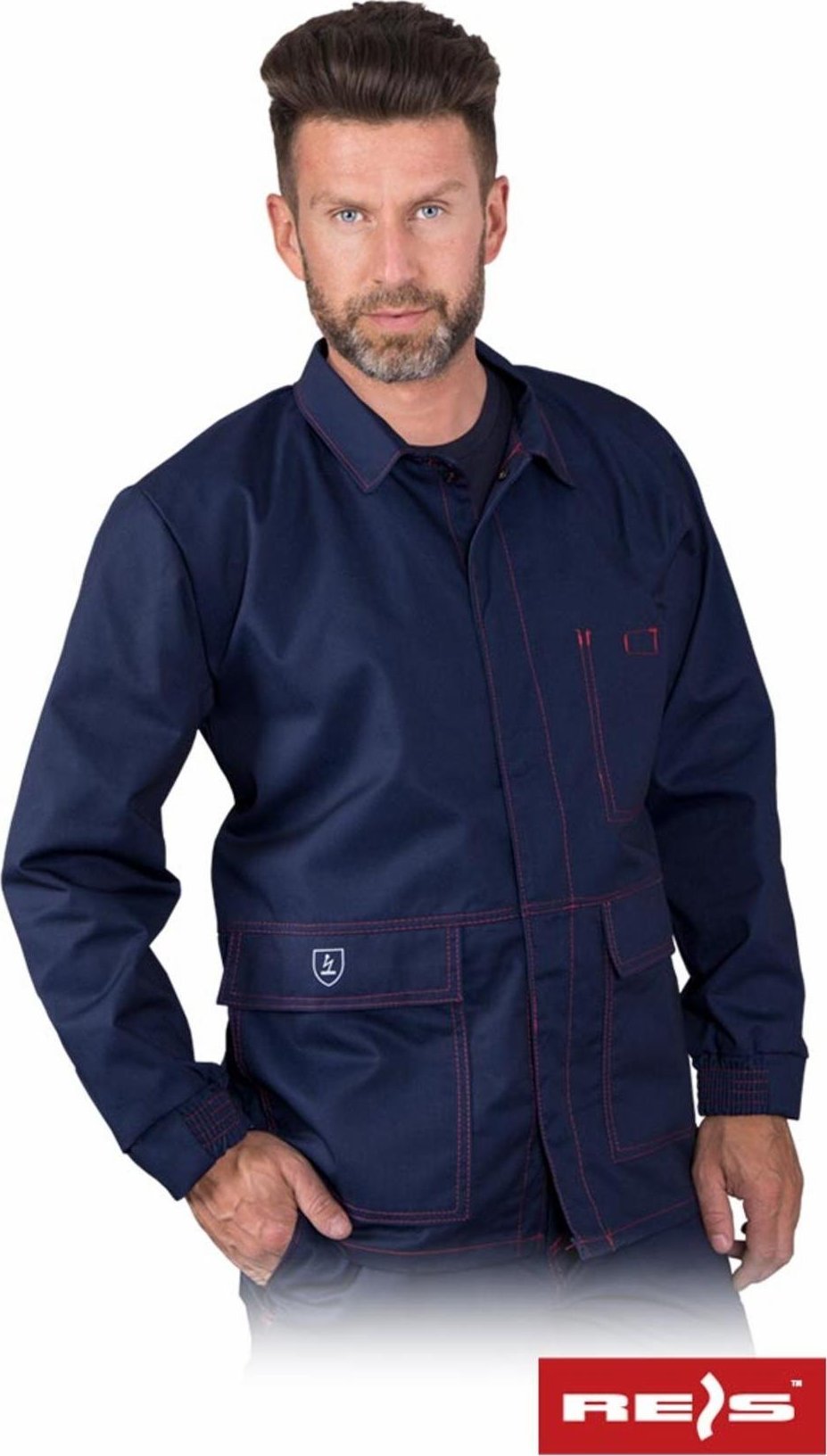 R.E.I.S. ANTIS-J - Bluza ochronna, antyelektrostatyczna L